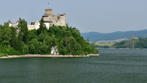Zamek w Niedzicy. Fotografia zrobiona w lipcu 2021r.