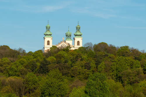 Fotografia klaszotru Kamendułów na krakowskich Bielanach - Srebrna Góra