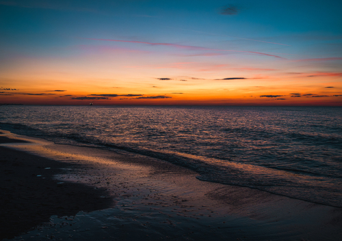 Weekendowy wypad nad morze przyniósł kilka ciekawych zdjęć. Ten zachód słońca jest zdecydowanie jednym z lepszych! 