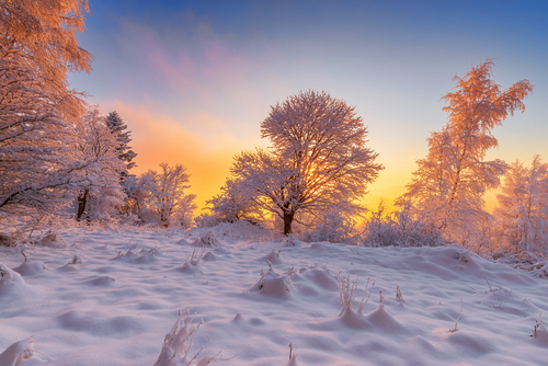 Po całodziennym załamaniu pogody, przyszła pora na taki zachód słońca...