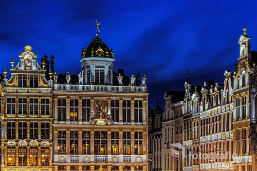 Grand Place, Bruksela, wiosna 2017