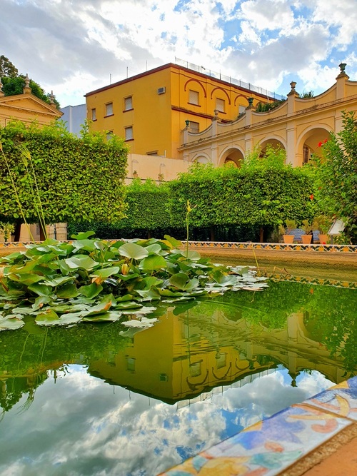 Ogrody pałacu Alcazar w Sevilli. Zdjęcie wykonane podczas spontanicznego wyjazdu do Andaluzji.