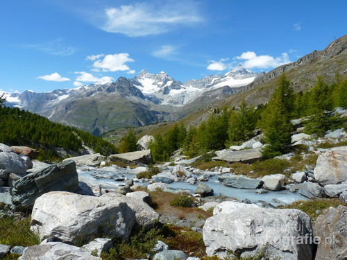 Alpy Pennińskie, Szwajcaria, wrzesień 2014
