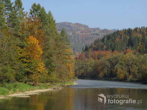 Jesienny Dunajec, Pieniny.