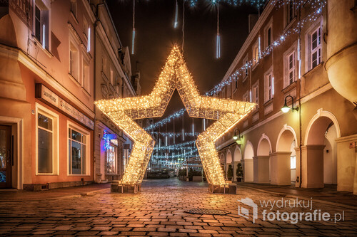 Iluminacje świąteczne w Opolu na Starym Mieście