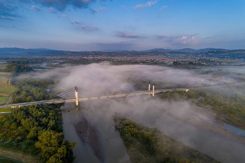 Most na Dunajcu w Starym Sączu.