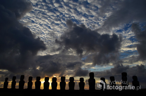 Moai -  bo tak nazywane są kamienne postacie znane z Wyspy Wielkanocnej - kiedyś kojarzone z siłą plemienia, sojuszami lub przodkami, dziś są symbolem wielu nierozwiązanych zagadek, na które być może nigdy nie poznamy odpowiedzi.