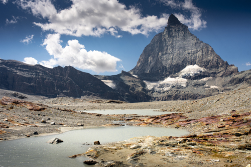Najwyższy szczyt w Szwajcarii -  4478 m n.p.m.