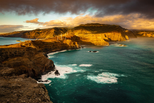 Zadziwiający poranek w Ponta de São Lourenço (Półwysep św. Wawrzyńca), który jest najdalej na wschód wysuniętym punktem Madery.