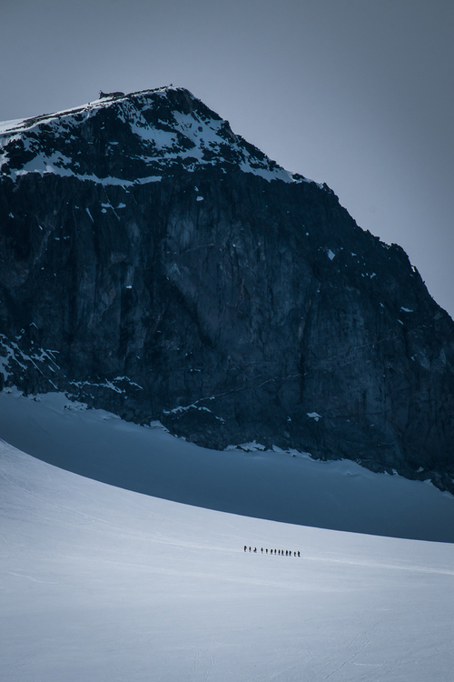 Galdhøpiggen, najwyższy szczyt Norwegii, Skandynawii i Europy Północnej