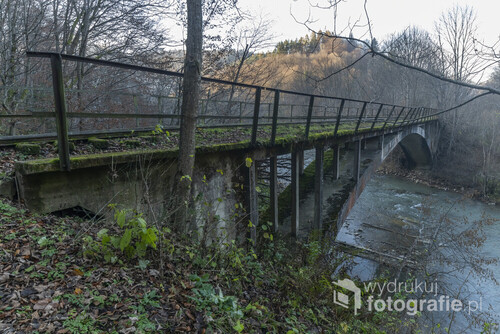 Bieszczady - Nieużywany most kolejki wąskotorowej.