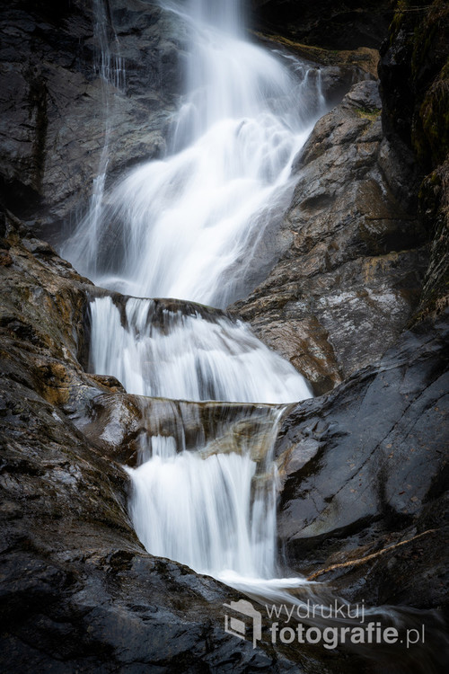 Waterfall in Alps, Austria