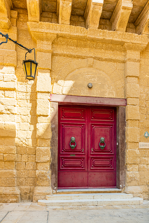 Wejście do klasztoru Św. Doroty Malta Mdina  sierpień 2022